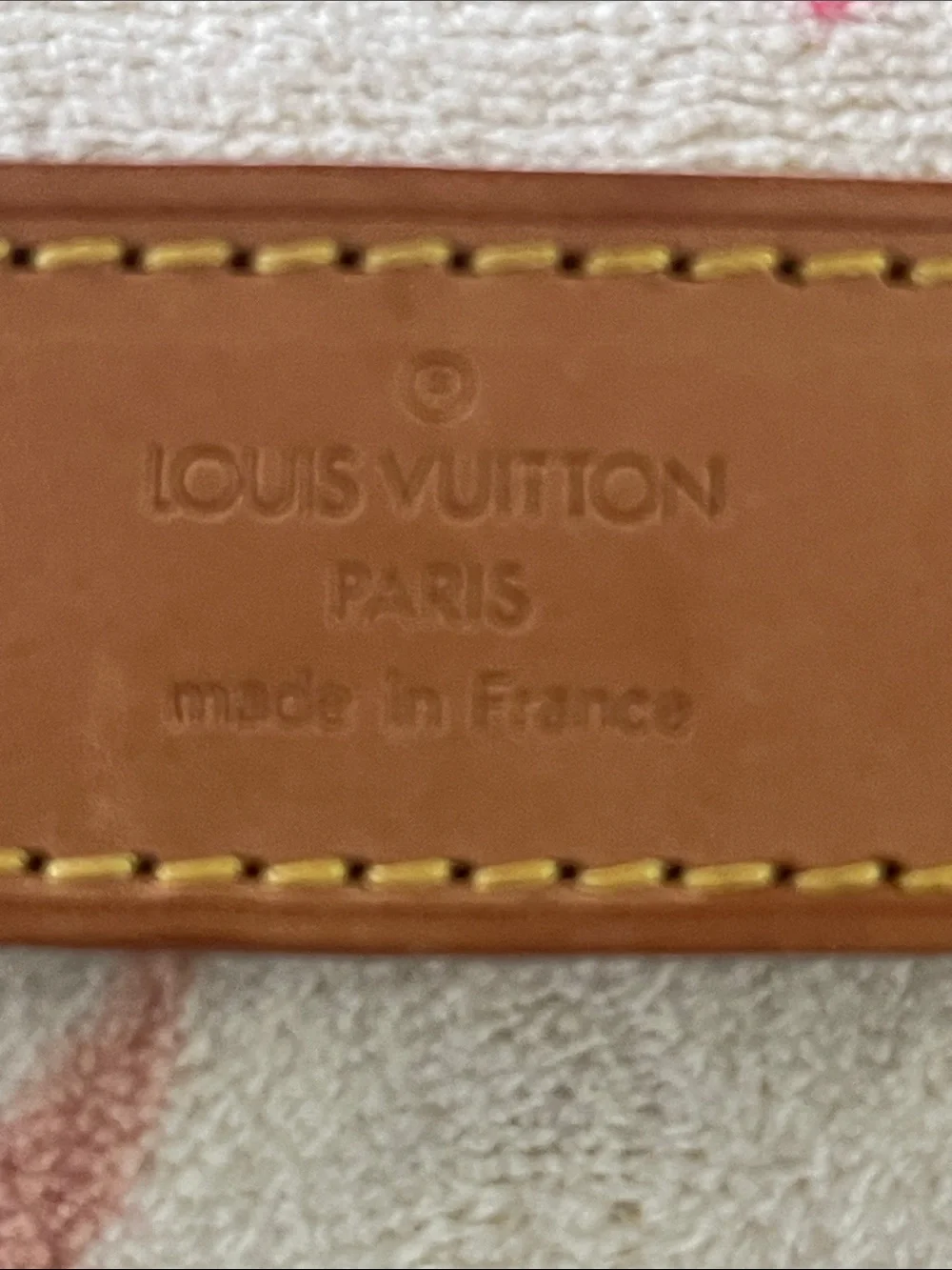 LOUIS VUITTON Vintage Murikami Multicolor Beach Towel